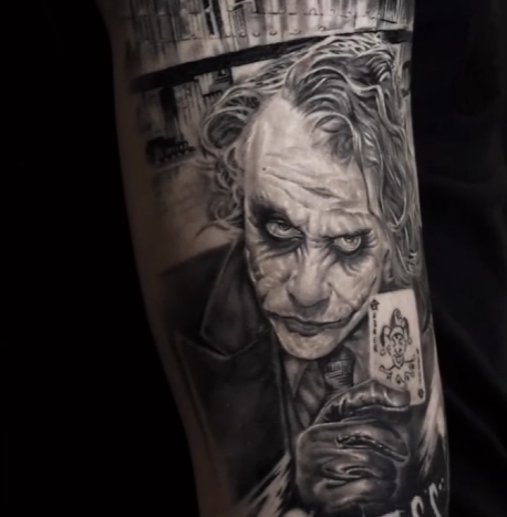 Tatuaggi Joker: tra i personaggi piu amati tra gli appassionati di tatuaggio